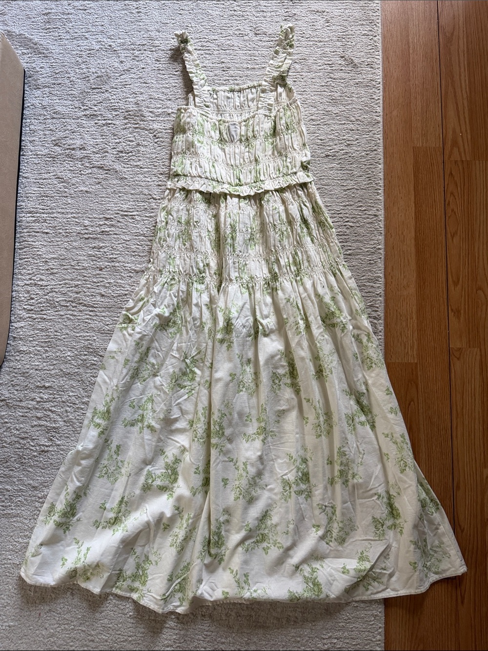 NWOT Universal Thread Smocked Floral Maxi Dress - Picture 6 of 6